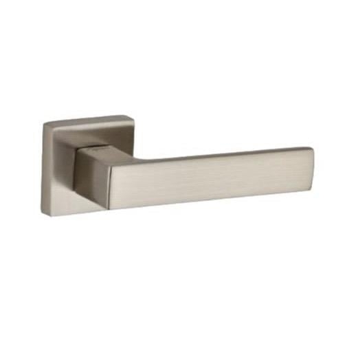 Poignée de porte Latif avec rosace, Satin